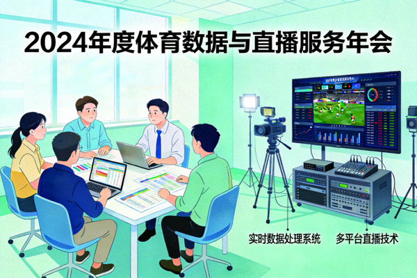 今年会团队办公场景与技术展示，专注于体育数据与直播服务